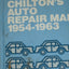 Chilton's Auto Repair Manual 1954-63