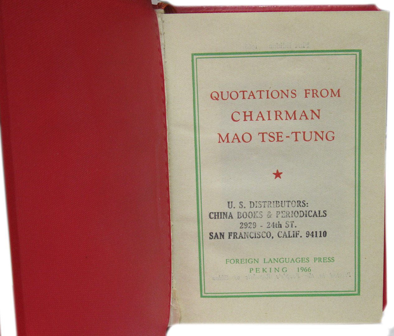Quotations From Chairman Mao Tse-Tung by Mao Tse-Tung