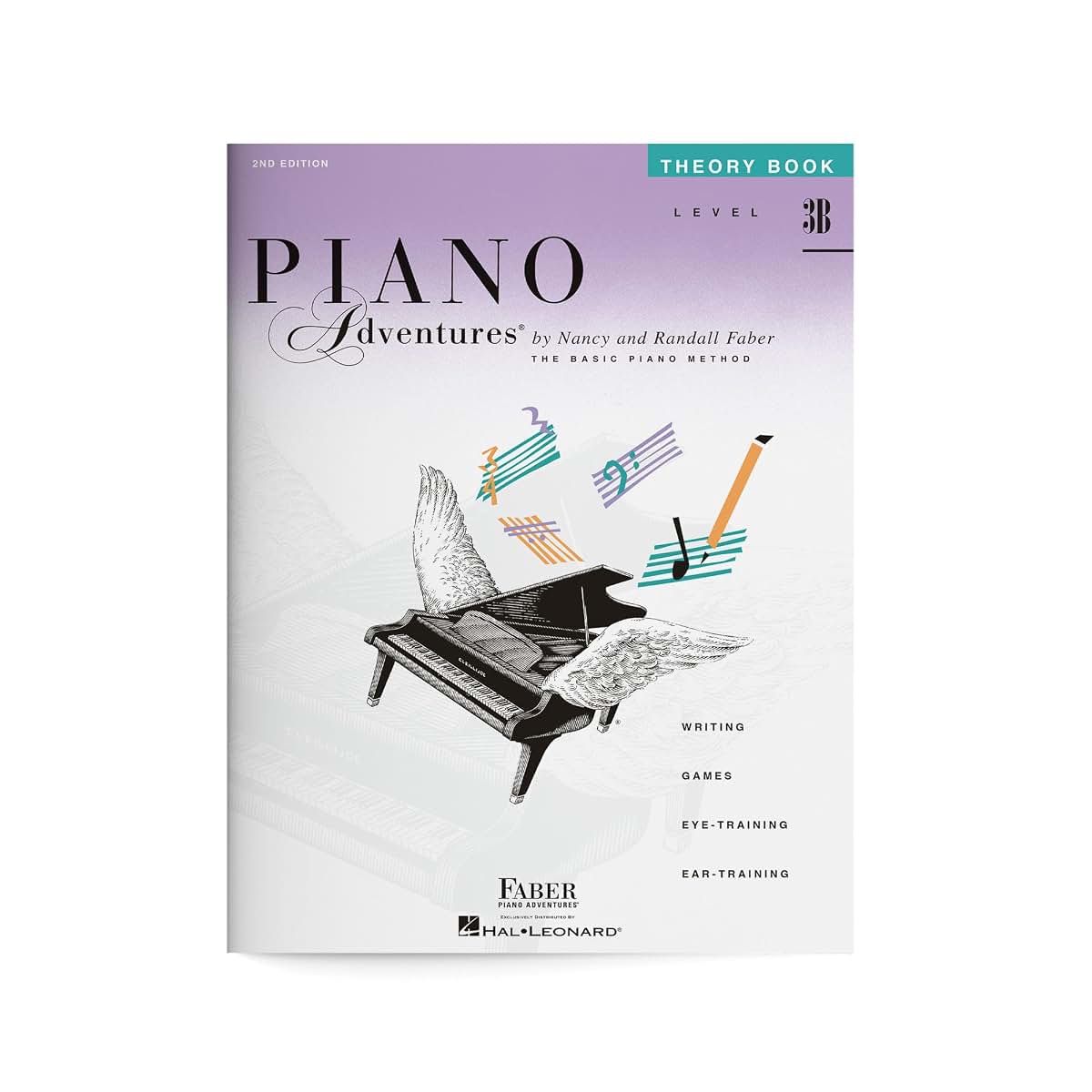 Piano Adventures: Theory Book - Level 3B, 2nd Edition  Music Theory Workbook for Piano Students  Sheet Music and Ear Training Book with Chords and Rhythm Exercises  Faber Piano Method Book