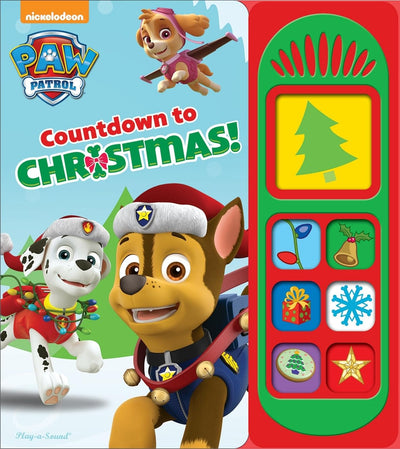 Nickelodeon Paw Patrol - Countdown to Christmas Sound Book - PI Kids (Play-A-Song)
