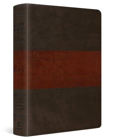 ESV Study Bible, Personal Size (TruTone, Forest/Tan, Trail Design): Holy Bible, English Standard Version