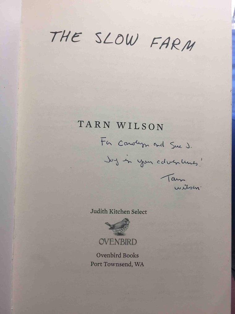 The Slow Farm — back cover