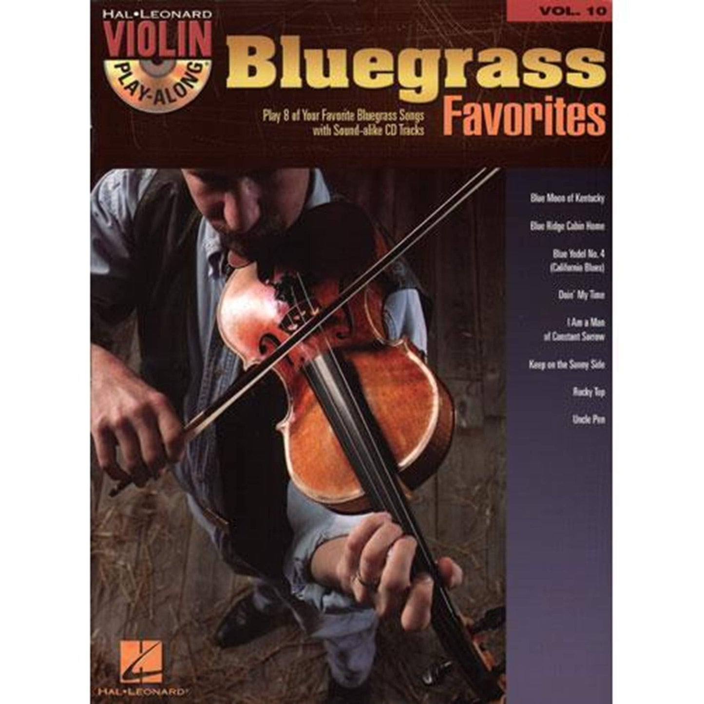 Bluegrass Favorites - Violin Play-Along Volume 10 (Bk/CD) (Hal Leonard Violin Play-Along, 10)