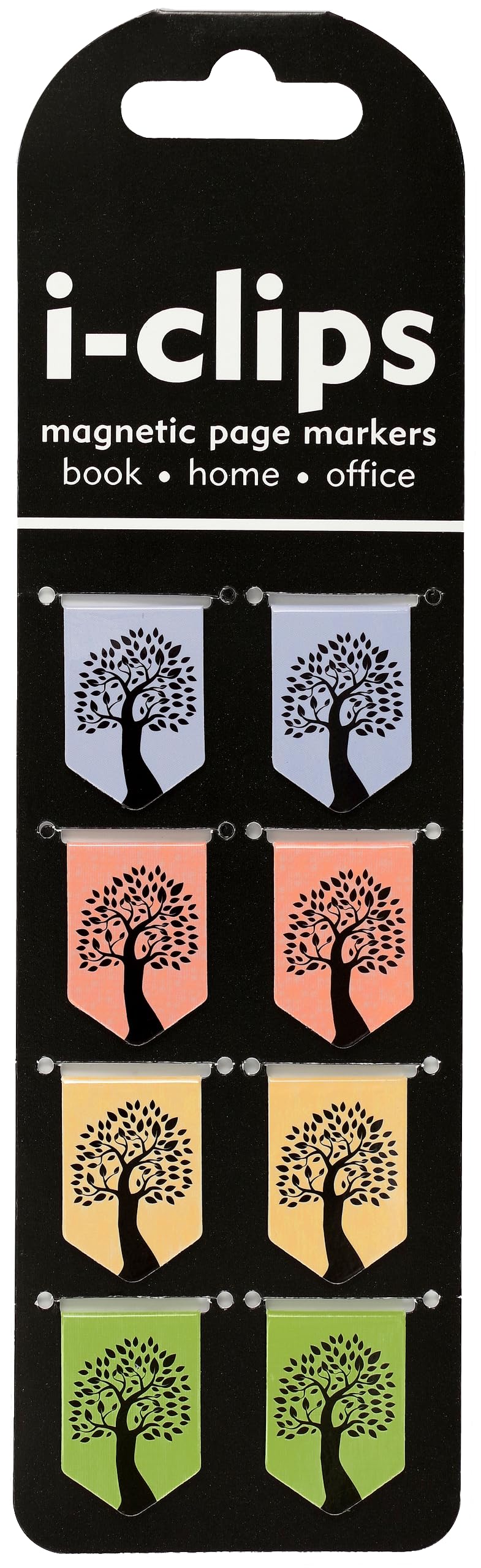 Tree of Life i-clips Magnetic Page Markers (Set of 8 Magnetic Bookmarks)