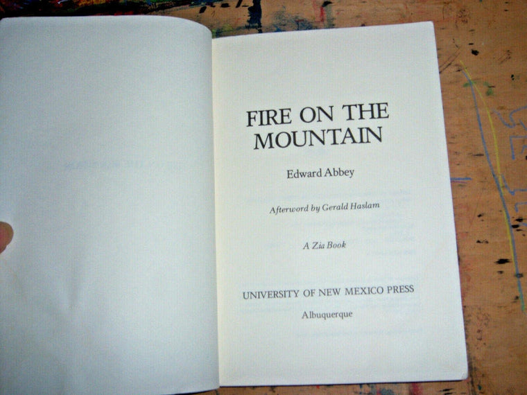 Fire on the Mountain by Abbey, Edward