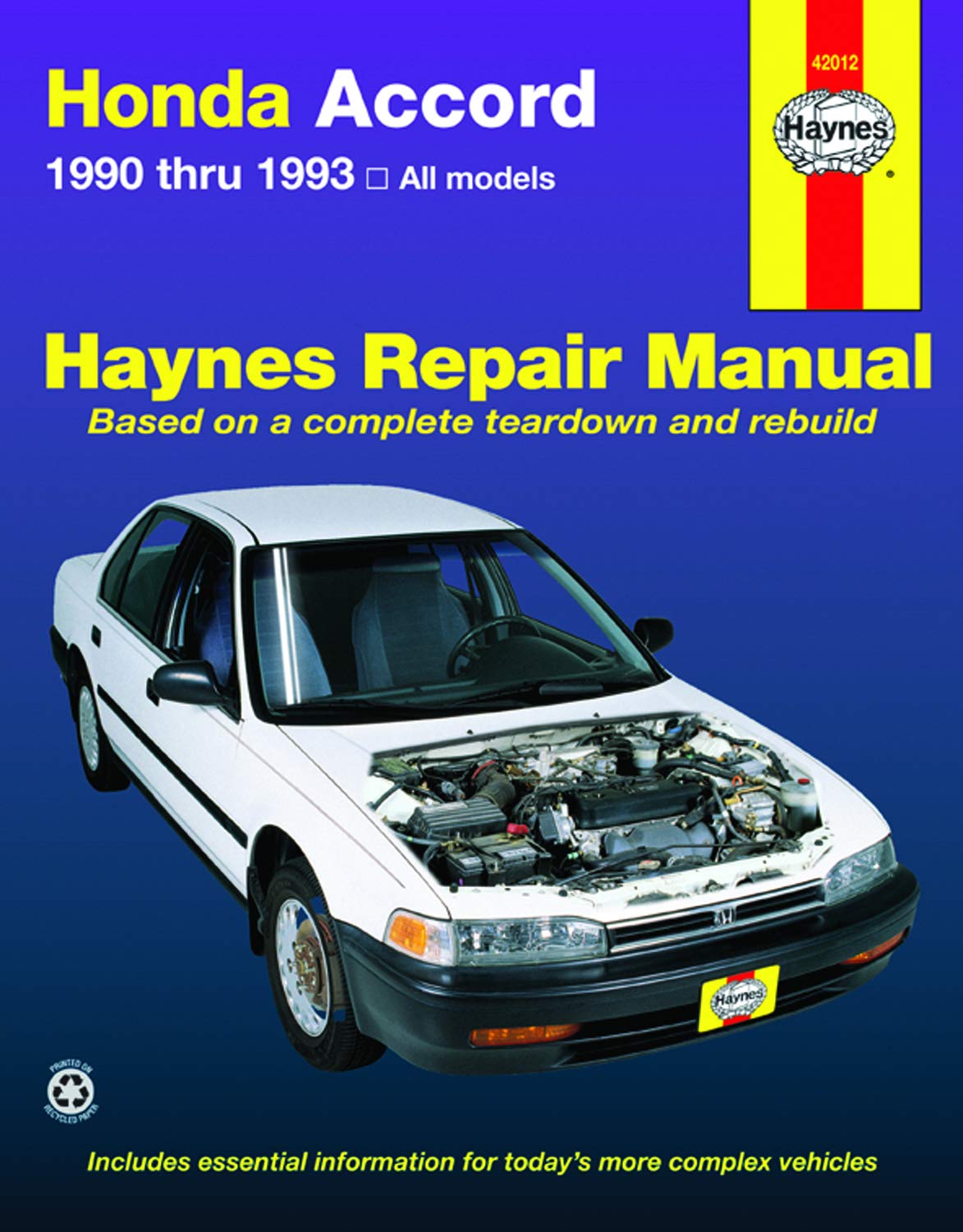 Honda Accord (90-93) Haynes Repair Manual by Haynes