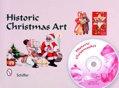 Historic Christmas Art: Santa, Angels, Poinsettia, Holly, Nativity, Children, and More