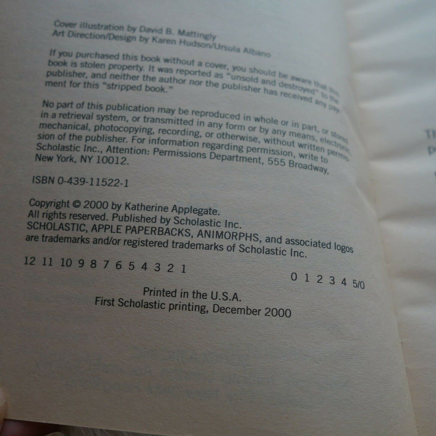The Return (Animorphs, No. 48) by Applegate, Katherine