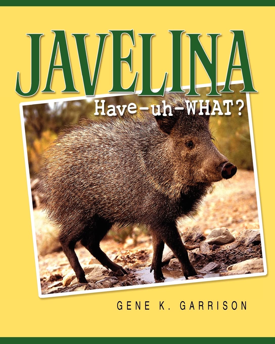 Javelina: Have-uh-WHAT?
