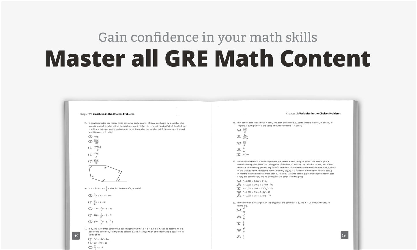 GRE All the Quant: Effective Strategies & Practice from 99th