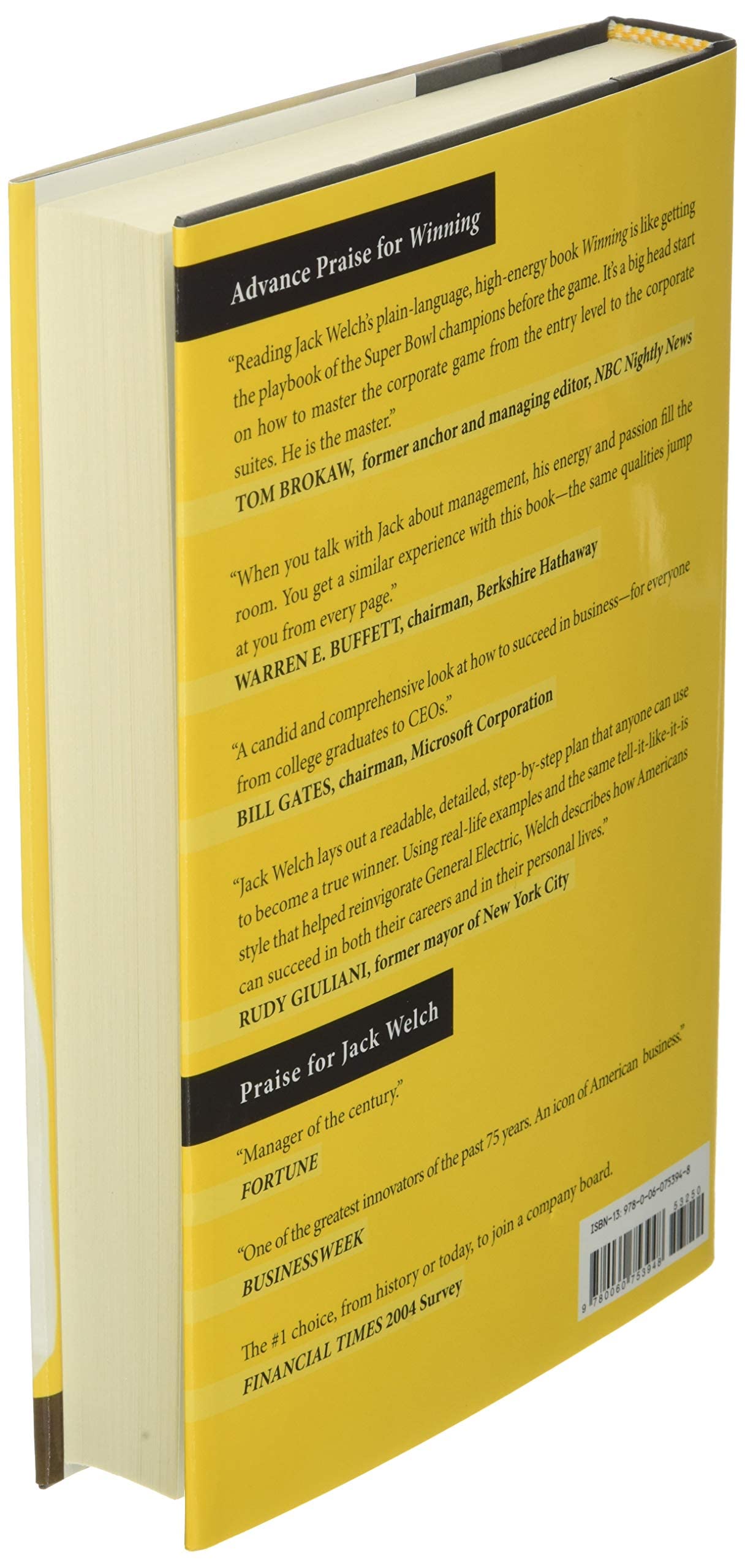 Winning by Jack Welch