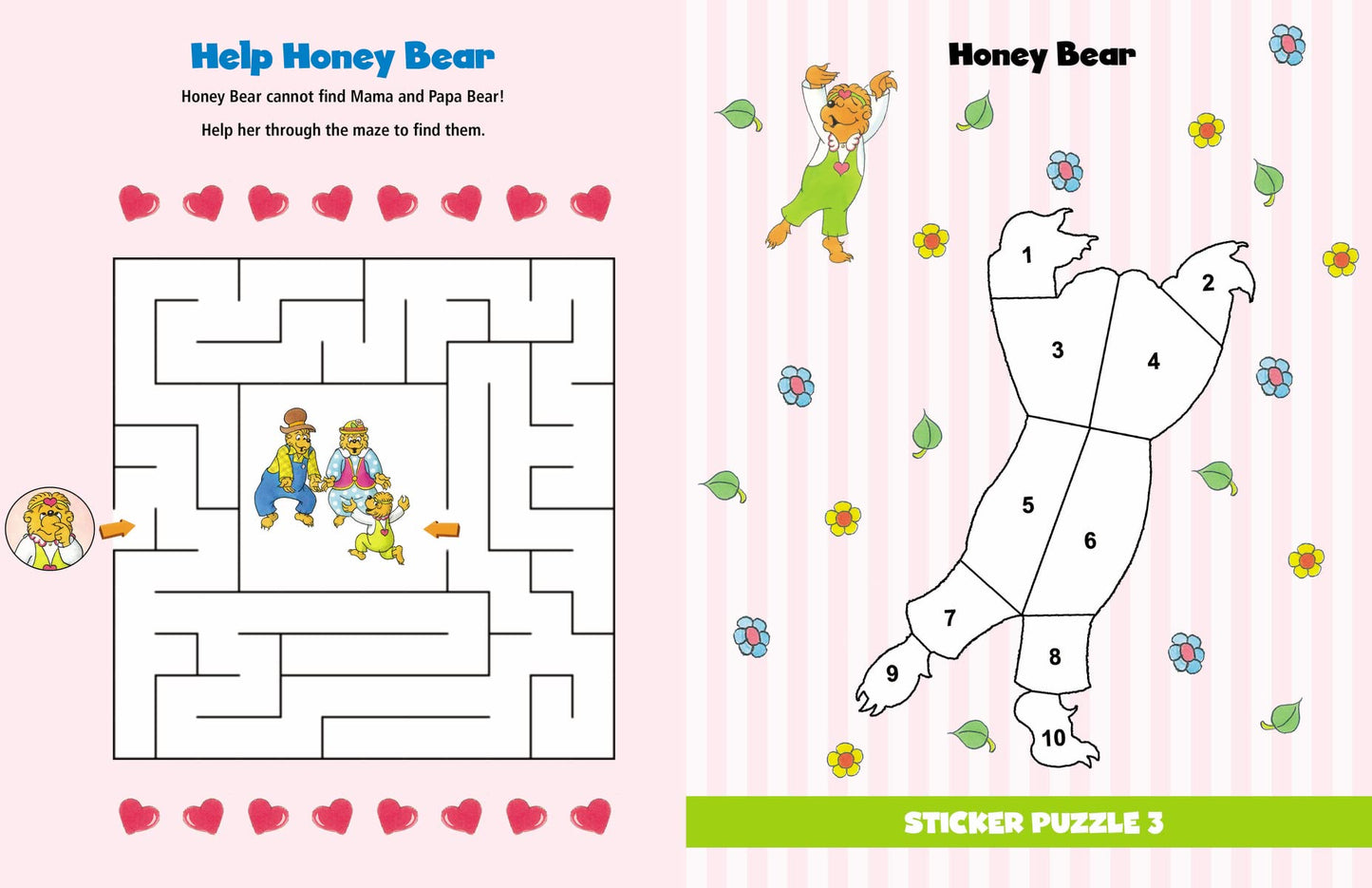 The Berenstain Bears Color by Sticker: Create 12 Pictures with Stickers, Plus Games, Activities, and More! (Berenstain Bears/Living Lights: A Faith Story)