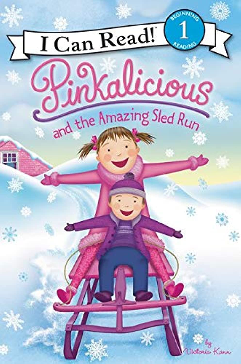 Pinkalicious and the Amazing Sled Run: A Winter and Holiday Book for Kids (I Can Read Level 1)