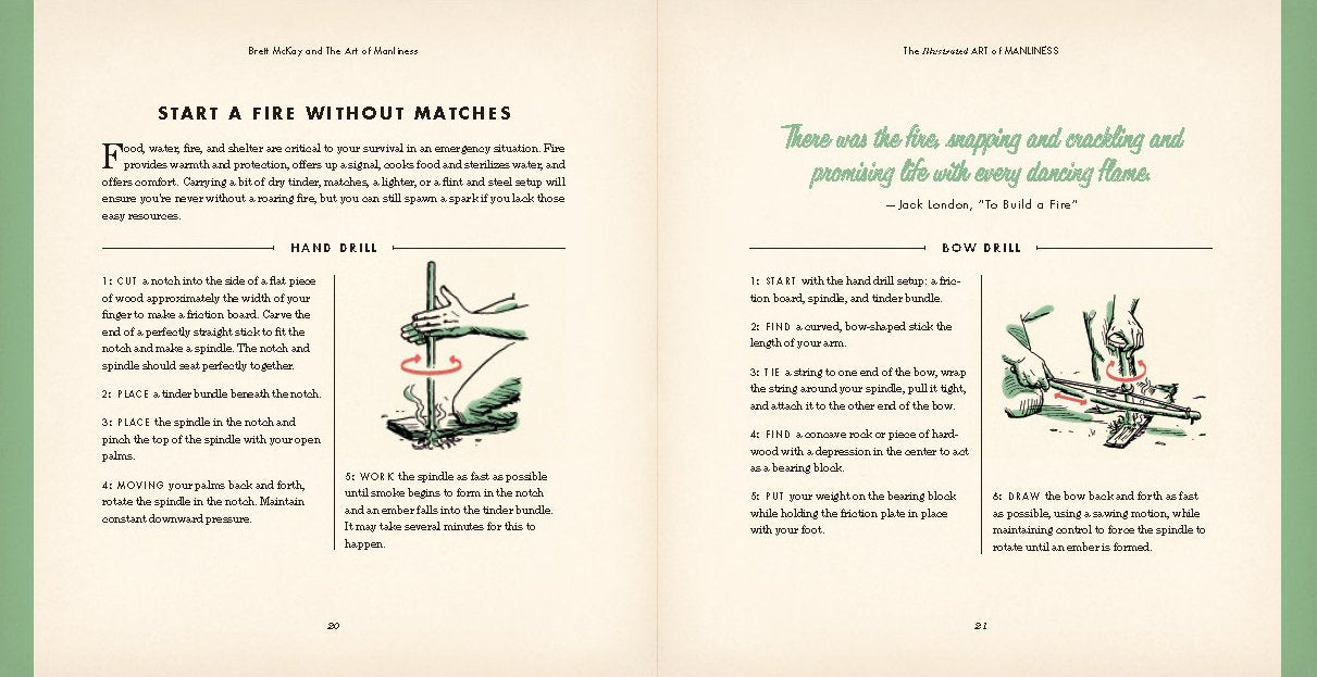 The Illustrated Art of Manliness: The Essential How-To Guide: Survival, Chivalry, Self-Defense, Style, Car Repair, And More!