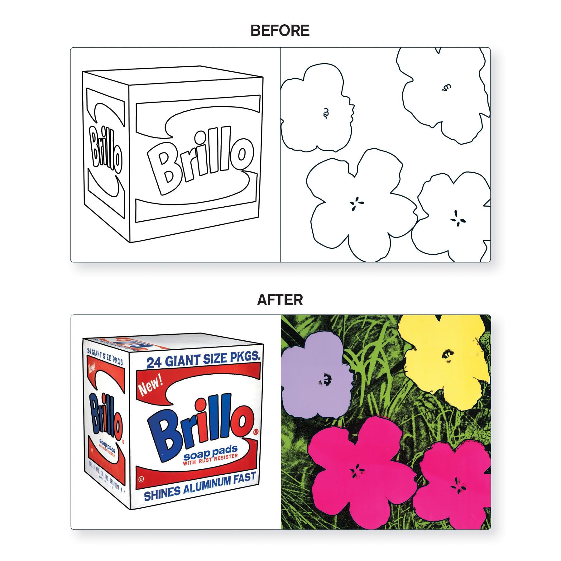 Andy Warhol Color Magic Bath Book: (Bath Time Books, Bath Books for Toddlers and Babies, Waterproof Books)