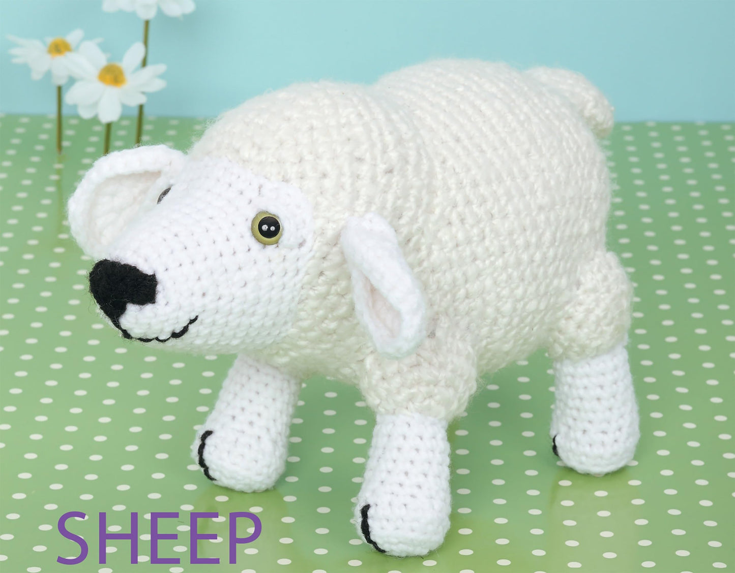 Farm Animals-For Kids of all ages, 6 Easy+ Skill Level Designs to Create Cute Collectibles or Playtime Pals