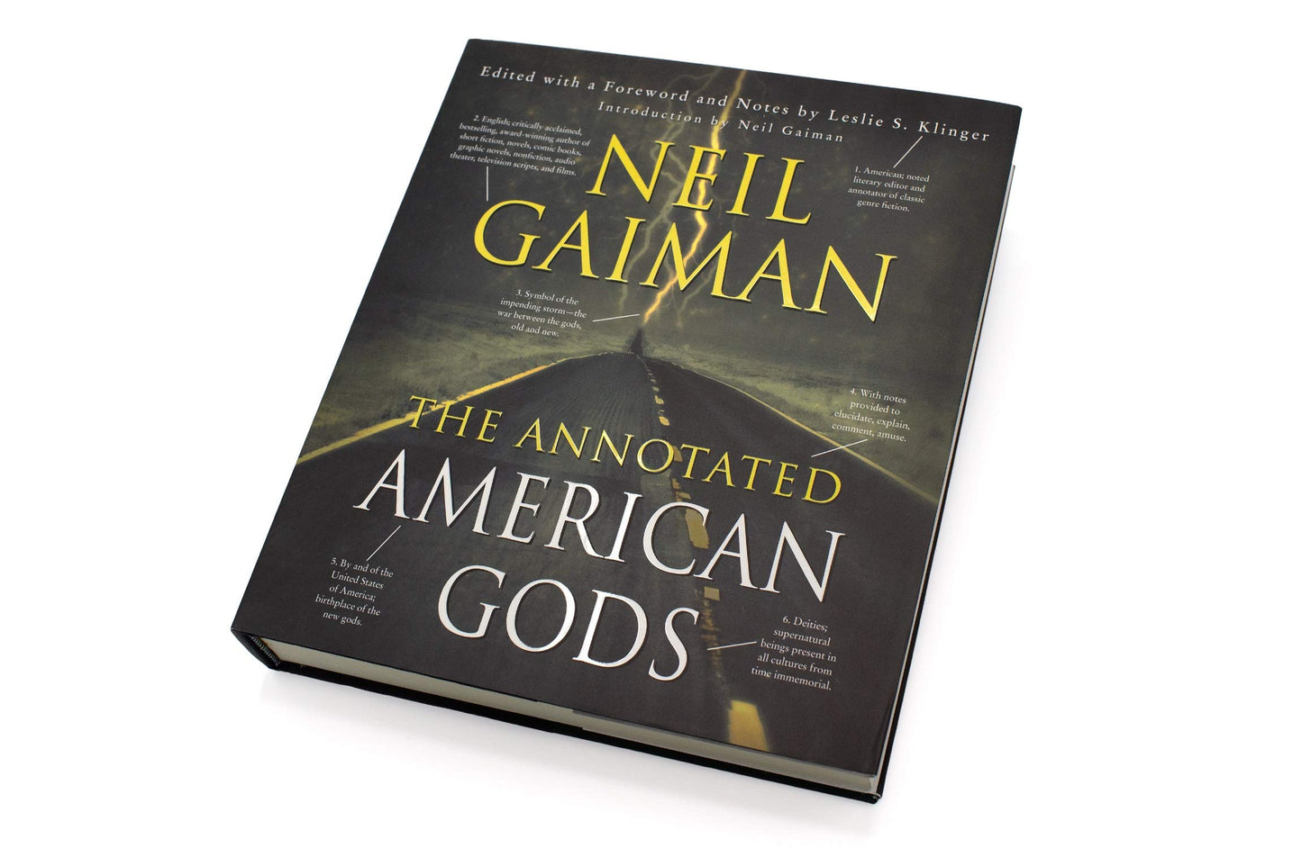 The Annotated American Gods by Neil Gaiman (Hardcover)