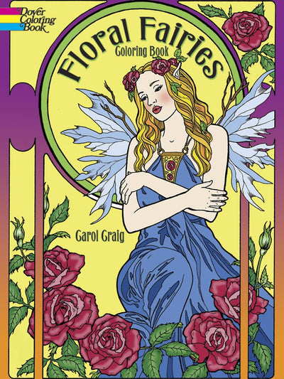 Floral Fairies Coloring Book (Dover Fantasy Coloring Books)
