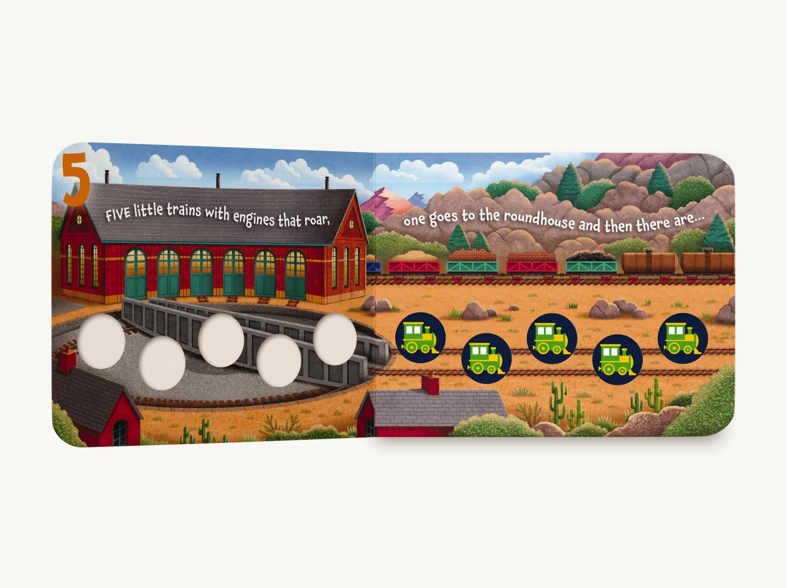 Ten Little Trains: A Counting Storybook (Magical Counting Storybooks)