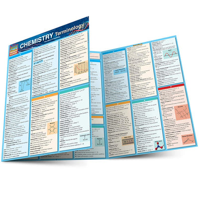 Chemistry Terminology QuickStudy Laminated Reference Guide (QuickStudy Academic)
