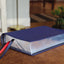NIV, Side-Column Reference Bible (Deep Study at a Portable Size), Personal Size, Premium Goatskin Leather, Blue, Premier Collection, Art Gilded Edges, Comfort Print