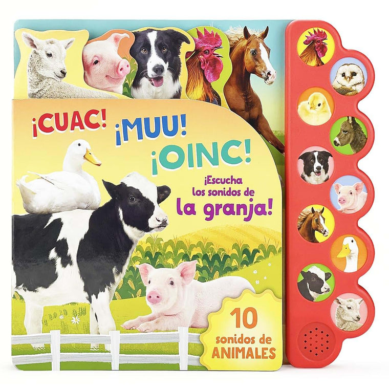 ?Cuac! ?Muu! ?Oinc! (Quack! Moo! Oink!) en espa?ol (Spanish Language Edition) (10 sonidos de Animales) (Spanish Edition)