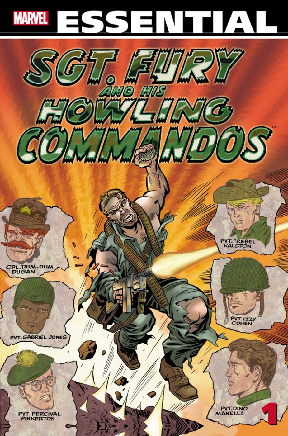 Essential Sgt. Fury and his Howling Commandos 1 (Essential, 1)