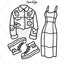 Fashion Vibes: Coloring Book for Adults and Teens, Bold and Easy Designs for Relaxation Featuring Cute Clothing (Bold & Easy Coloring)