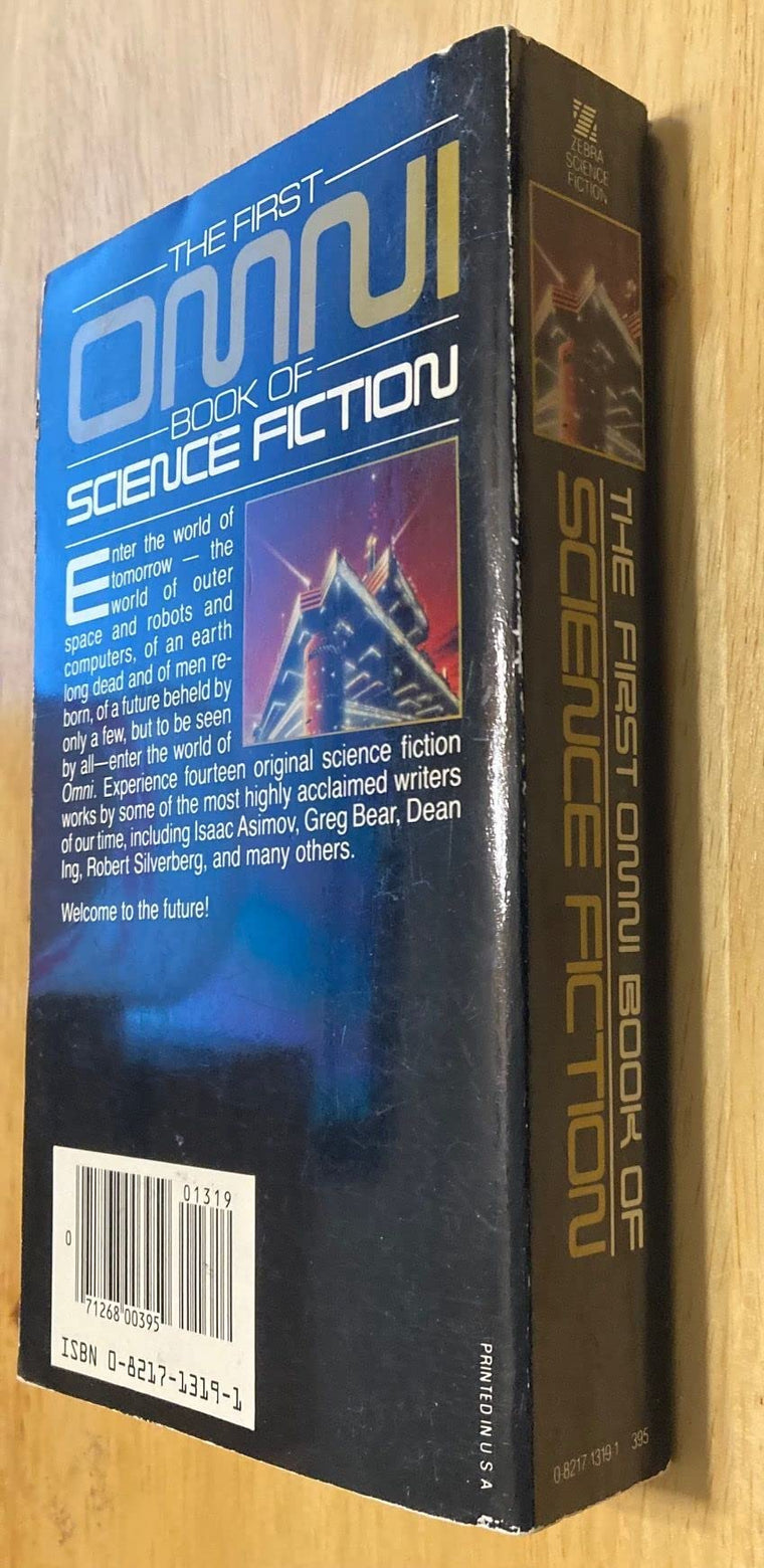 The First Omni Book of Science Fiction — back cover