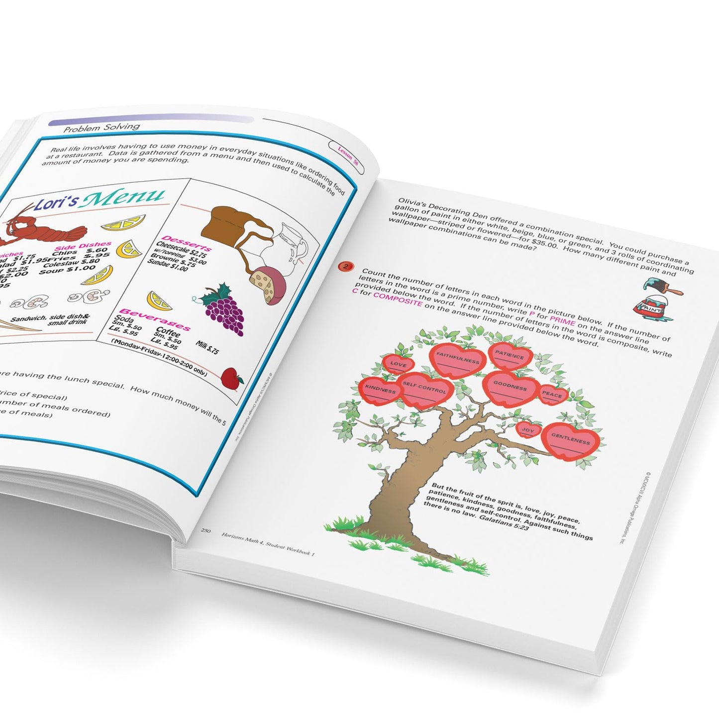 Horizons 4th Grade Math Student Book 1