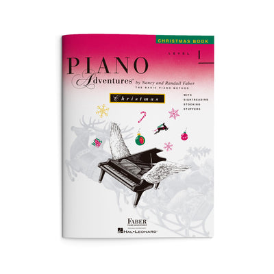 Piano Adventures: Christmas Book - Level 1  Sheet Music for Beginners  Holiday Songbook with Easy Christmas Carols  Learn-to-Play Christmas Songs for Early Elementary Musicians  Faber Piano Book