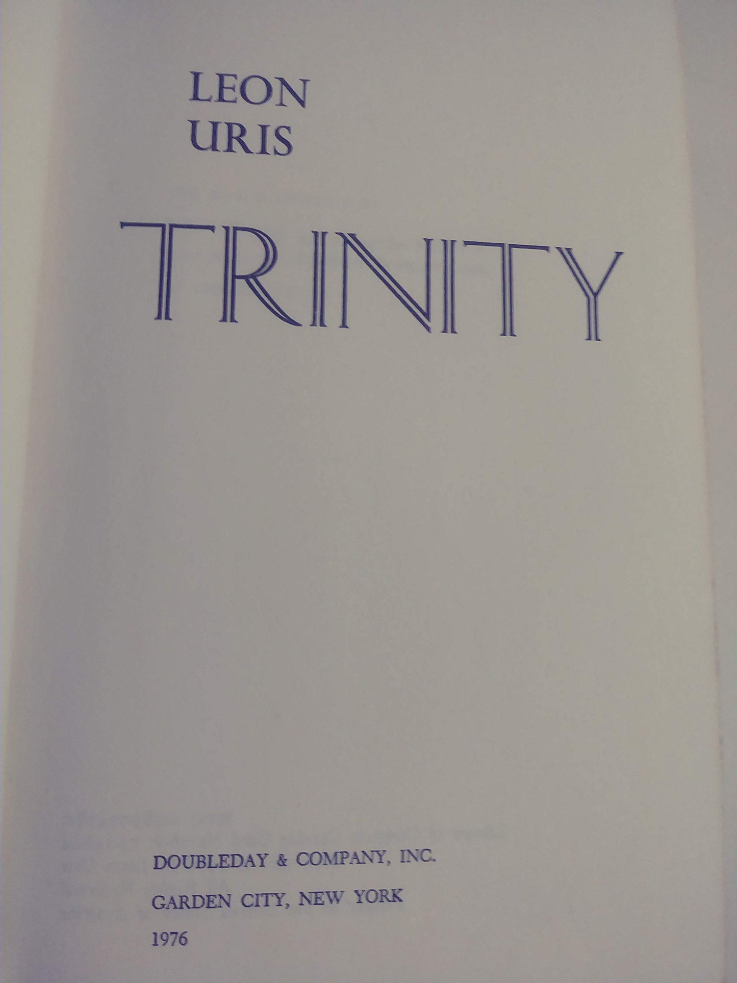 Trinity by Uris, Leon