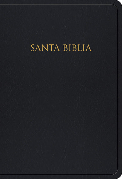 Santa Biblia: Reina-valera 1960 para regalos y pemios negro imitación piel
