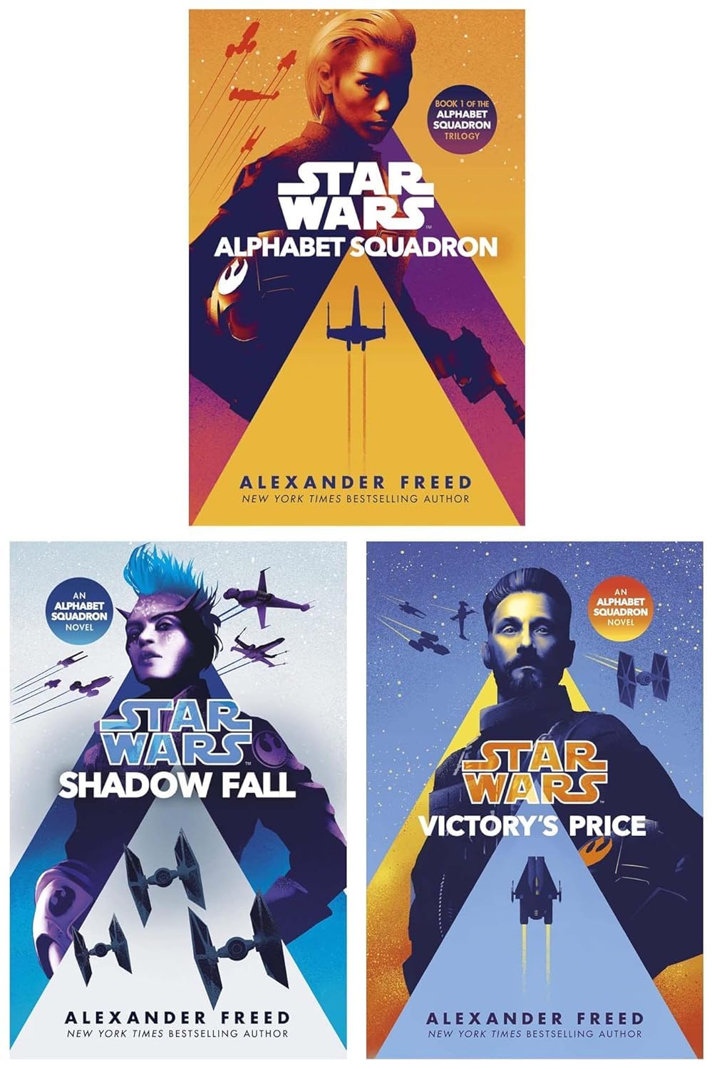 Star Wars: Alphabet Squadron Series 3 Books Collection Set (Alphabet Squadron, Shadow Fall & Victory?s Price)