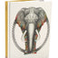 TangleEasy Lined Journal Elephant (Quiet Fox Designs) Hyper-Detailed, Exquisitely Rendered Animal Illustrations by Ben Kwok (BioWorkZ); Lined Pages with Plenty of Writing Space to Document Your World