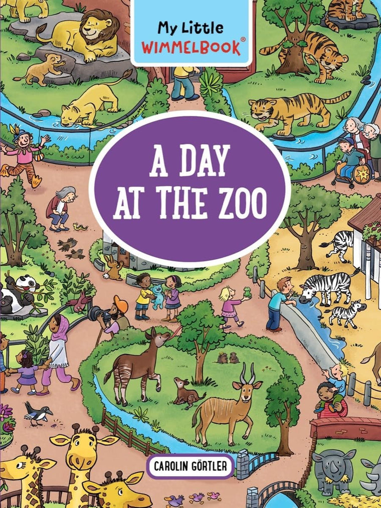 My Little Wimmelbook-A Day at the Zoo: A Look-and-Find Book (Kids Tell the Story) (My Big Wimmelbooks)