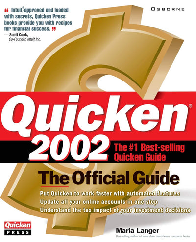 Quicken(R) 2002: The Official Guide by Langer, Maria