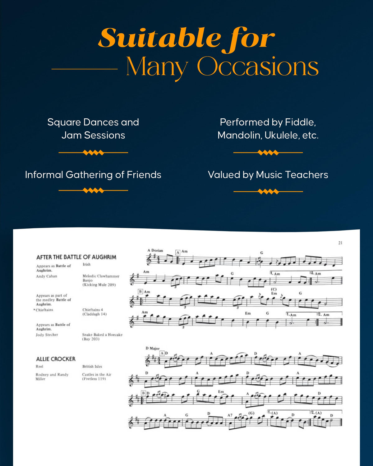 The Fiddler's Fakebook - The Ultimate Sourcebook for the Traditional Fiddler  Violin Fiddle Songbook  500 Jigs Reels Hornpipes  Folk and Americana Sheet Music for Fiddlers and Violinists