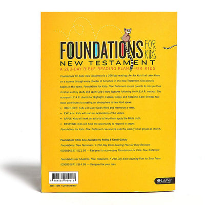 Foundations for Kids: New Testament: A 260-Day Reading Plan