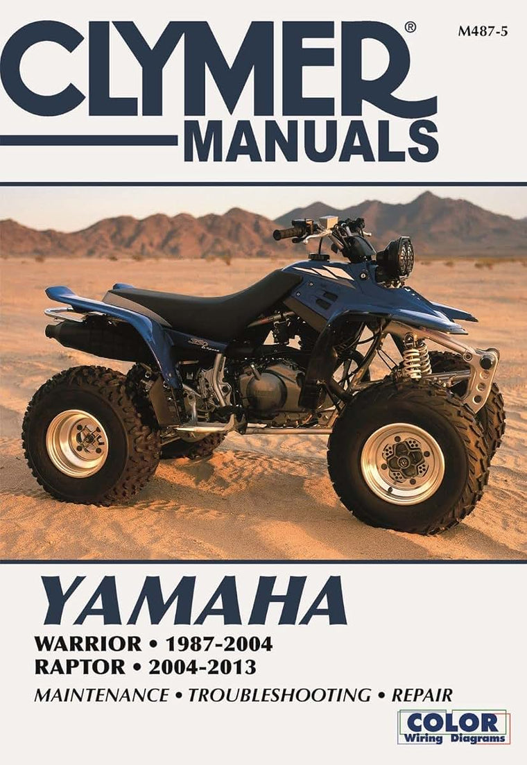 Yamaha Warrior (1987-2004) & Yamaha Raptor ATV (2004-2013) Service Repair Manual