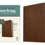 NLT Personal Size Giant Print Bible, Filament Enabled (LeatherLike, Rustic Brown, Red Letter): Includes Free Access to the Filament Bible App ... Notes, Devotionals, Worship Music, and Video
