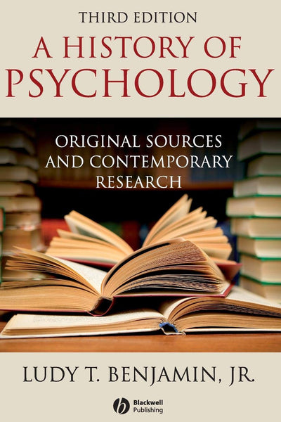 Benjamin History of Psychology 3e