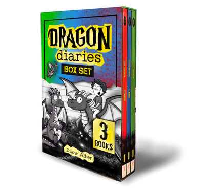 Dragon Diaries: 3 Book Box Set (Dyslexia-Friendly, Funny, Illustrated Chapter Books for Kids Ages 6-10)