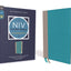 NIV Study Bible, Fully Revised Edition (Study Deeply. Believe Wholeheartedly.), Leathersoft, Teal/Gray, Red Letter, Comfort Print