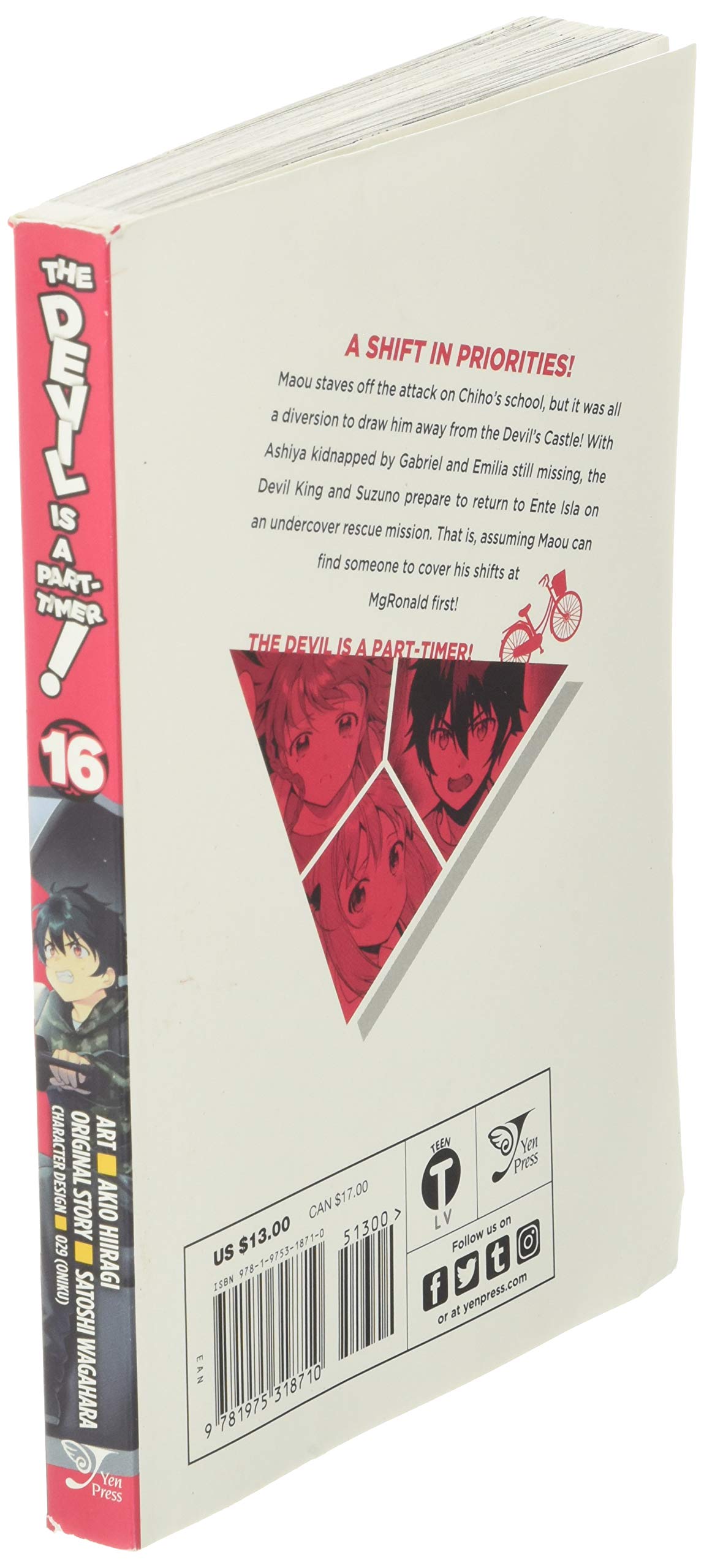 The Devil Is a Part-Timer!, Vol. 16 (manga) (The Devil Is a Part-Timer! Manga, 16)