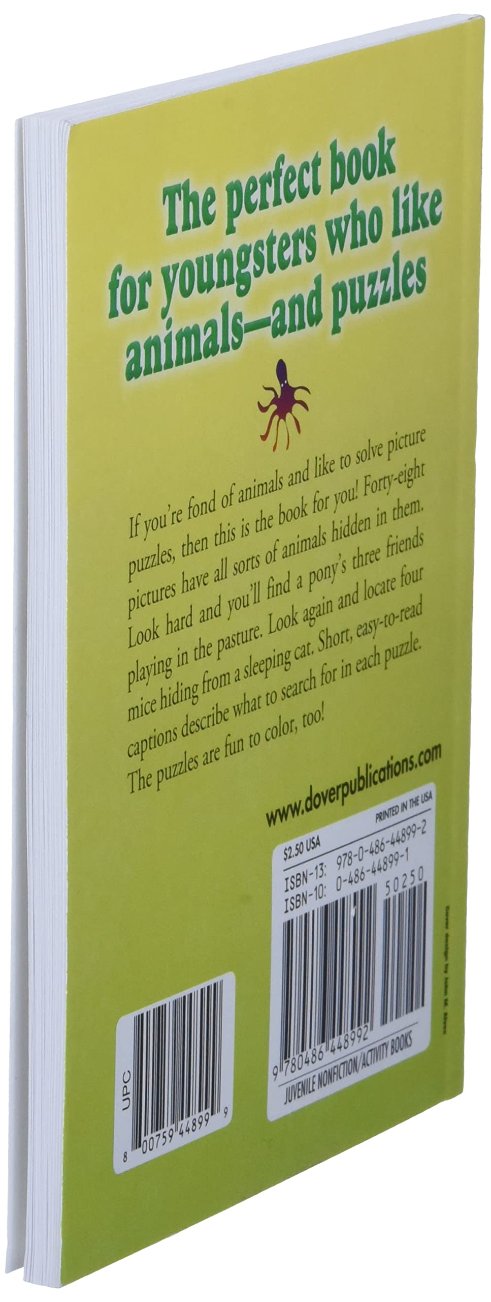 Little Animals Hidden Pictures (Dover Little Activity Books: Animals)