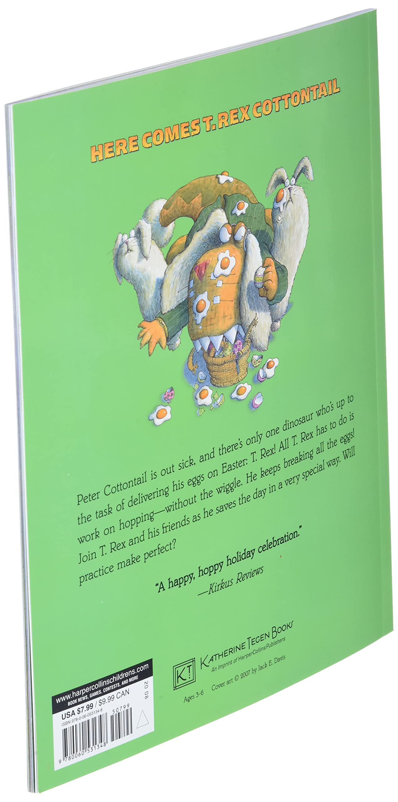 Here Comes T. Rex Cottontail: An Easter And Springtime Book For Kids - A Funny Picture Book About the Holiday Bunny for Kids (Ages 4-8)