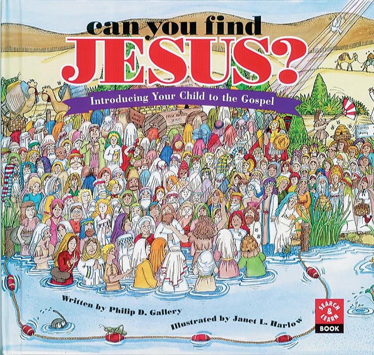 Can You Find Jesus? Introducing Your Child to the Gospel (Search & Learn Book)