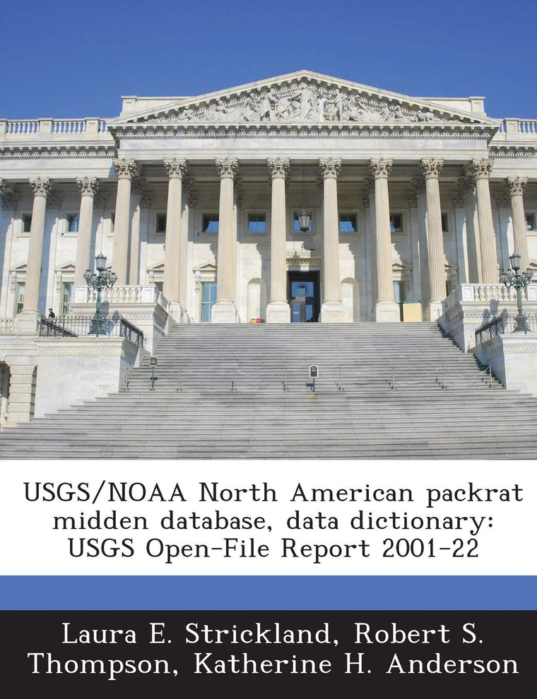 Usgs/Noaa North American Packrat Midden Database, Data Dictionary: Usgs Open-File Report 2001-22