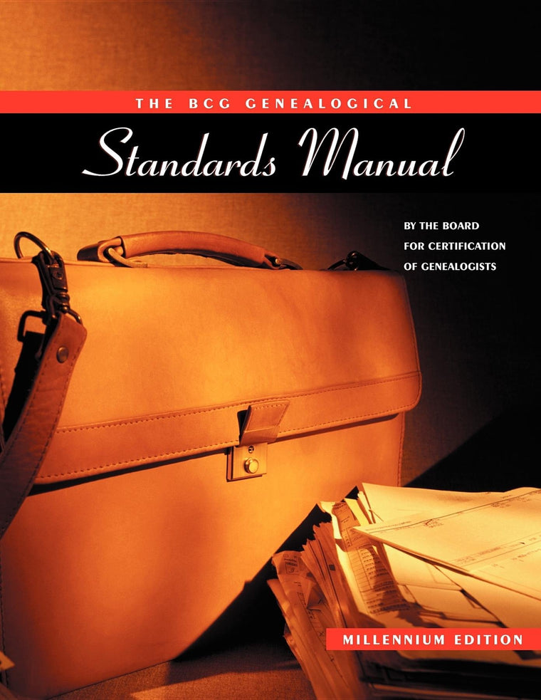 The BCG Genealogical Standards Manual